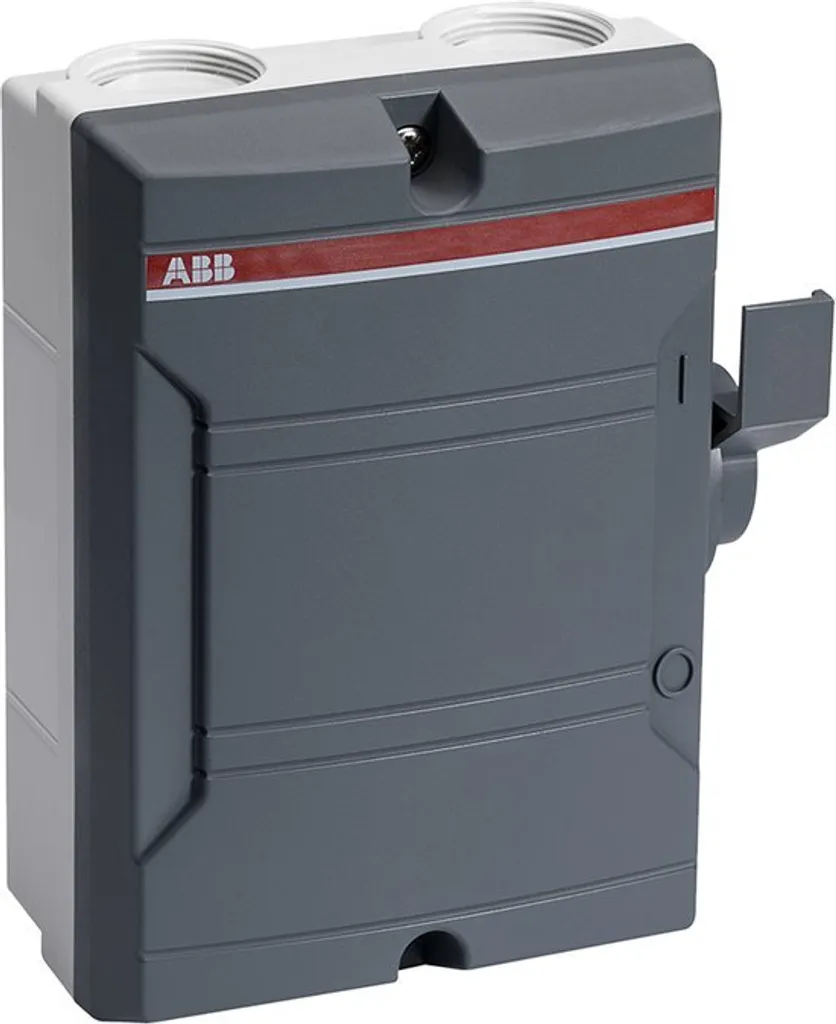 Interrupteur de charge 25A gris foncé 2P avec sectionnement haute performance