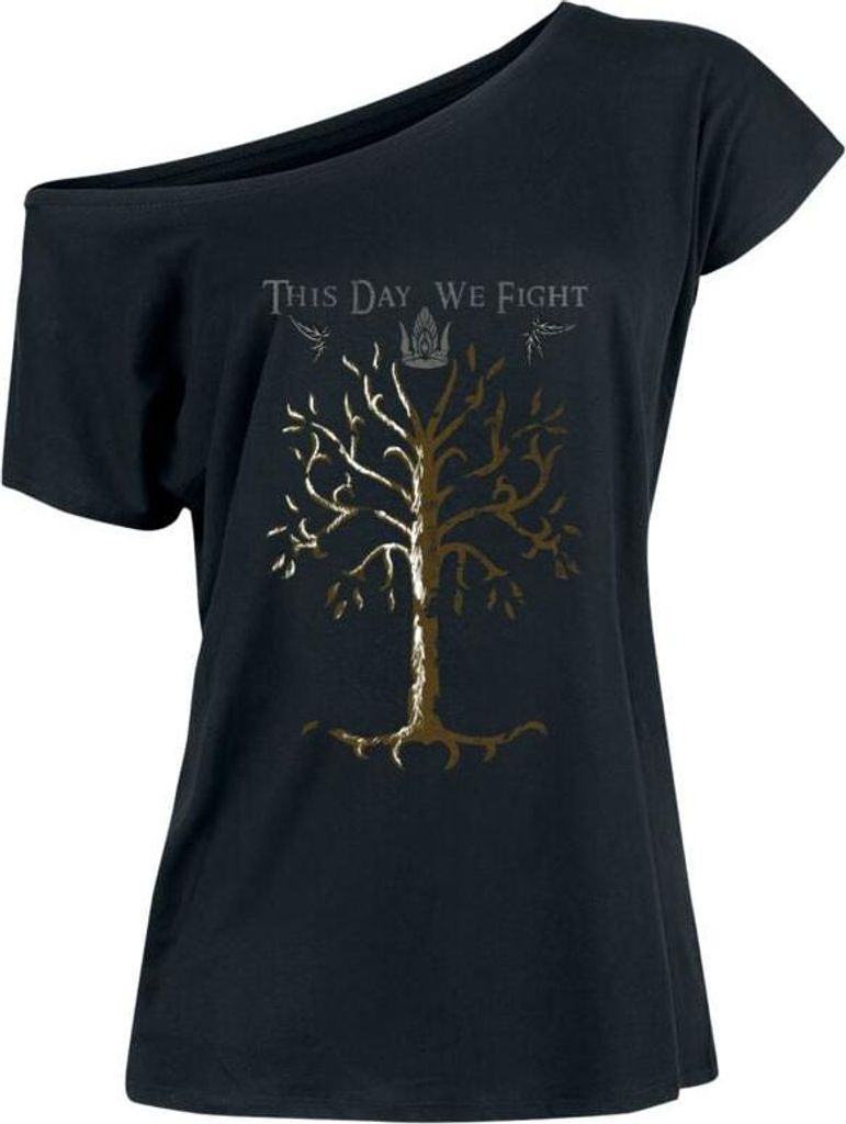 Der Herr der Ringe T-Shirt Damen This Day We Fight schwarz 4XL