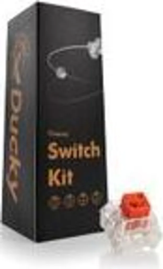 Switches Ducky Kailh Box Red pour Clavier Gaming et Saisie Rapide 45g