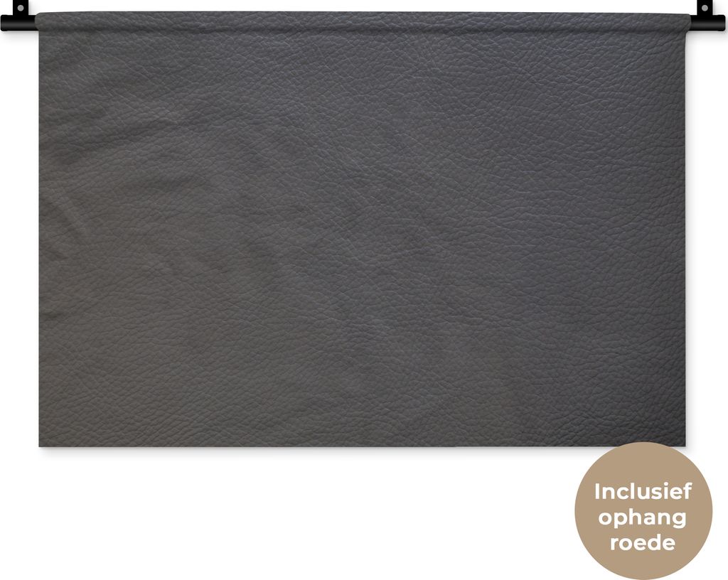 MuchoWow® Wandteppich Wandbehang Leder - Strukturiert - Produktbild 