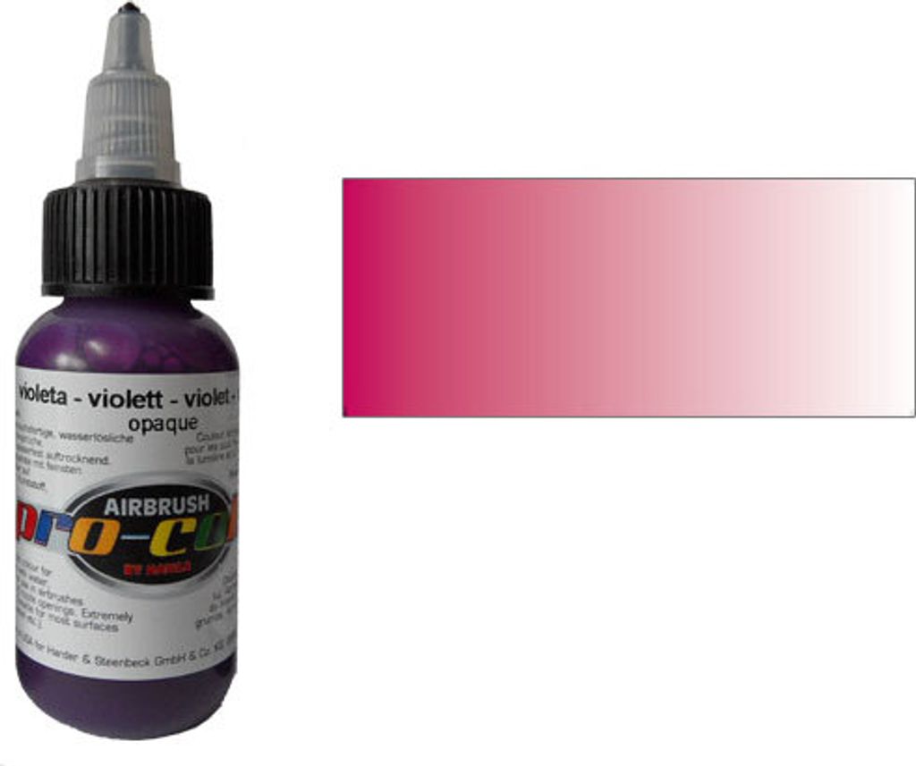 Airbrush Nailart Nageldesign-Farbe Hansa pro-color 60012 violett/ violet (deckend)