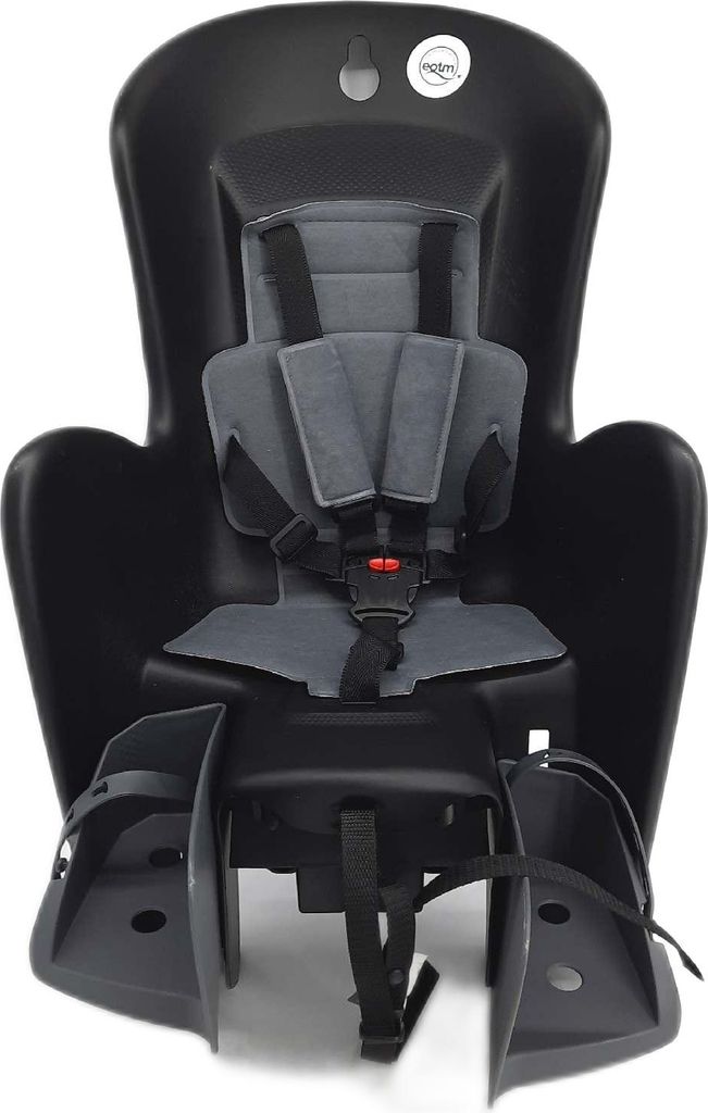Siège Enfant Polisport Bilby Maxi RS Inclinable – Arrière Vélo 26–28", 9–22 Kg, Normes TÜV, Repose-pieds Réglable, Harnais 3 Points, Quick Turn 20°