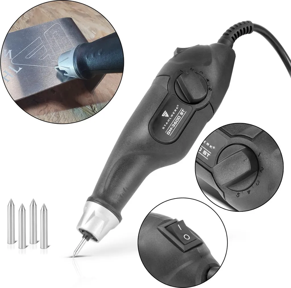 Incisore STAHLWERK GM-3600 ST 24W: Personalizza Tutto con Stile - 1