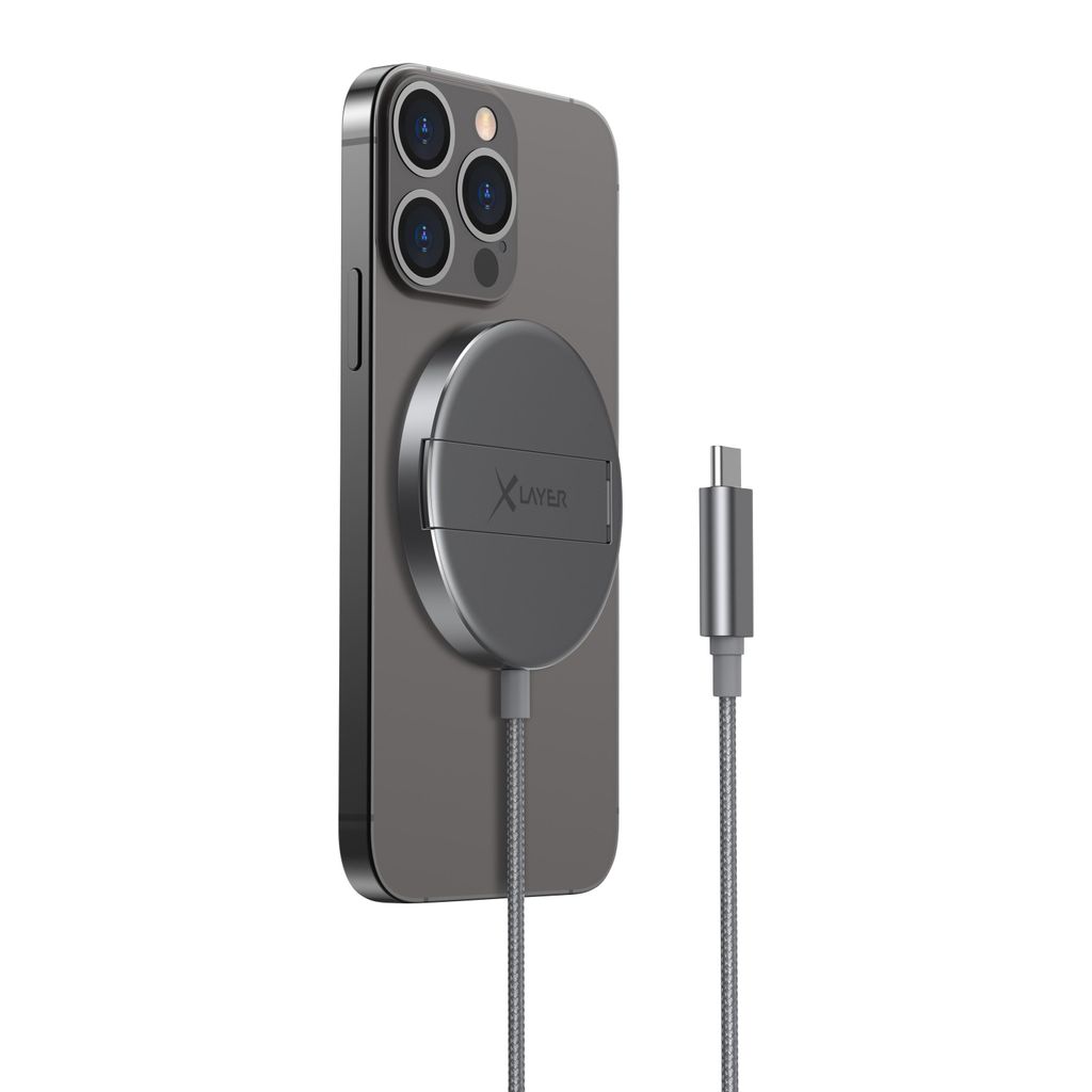 MagFix Pro Wireless Charging Stand magnetisch 15W Space Image du produit 