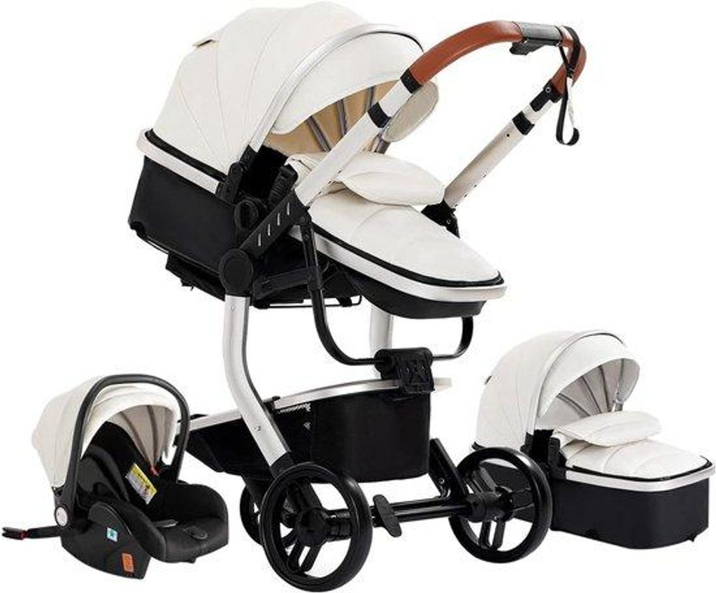 Kinderwagen met 3-in-1 functionaliteit - 3-in-1 systeem - Productafbeelding 