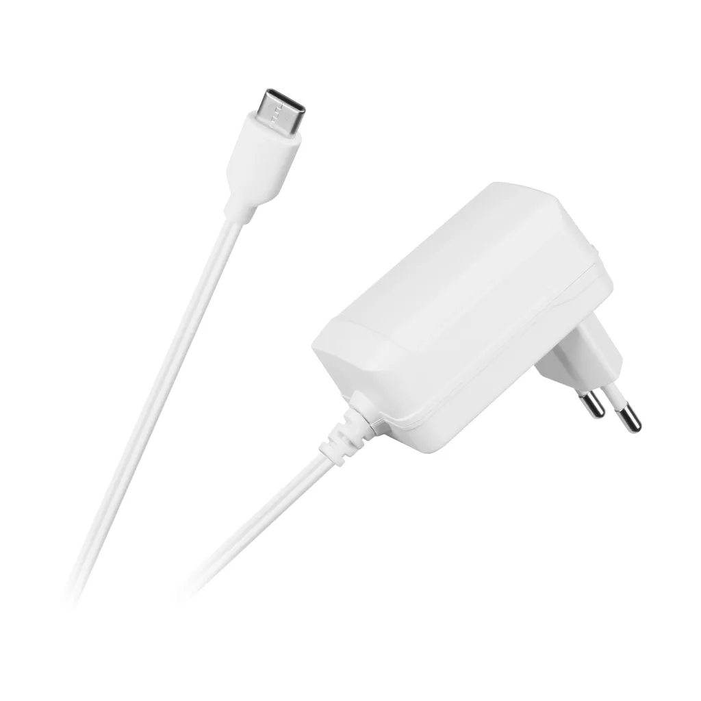 Lampe tactile 72 LED Rebel KOM1019 horloge LCD et bras articulé blanc