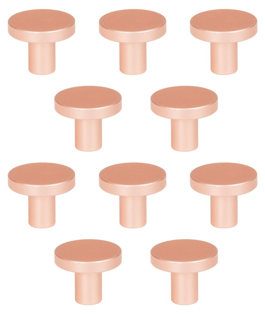 Juego de 10 pomos para muebles, modelo Royal, diámetro 25 Imagen del producto 