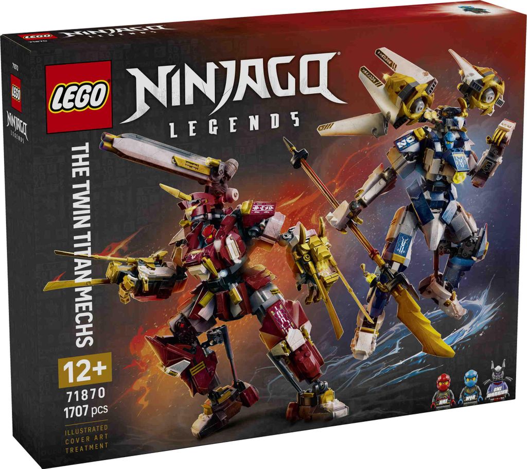 LEGO NINJAGO De Tweeling-Titanmechs - Ninja speelset met 2 Productafbeelding 