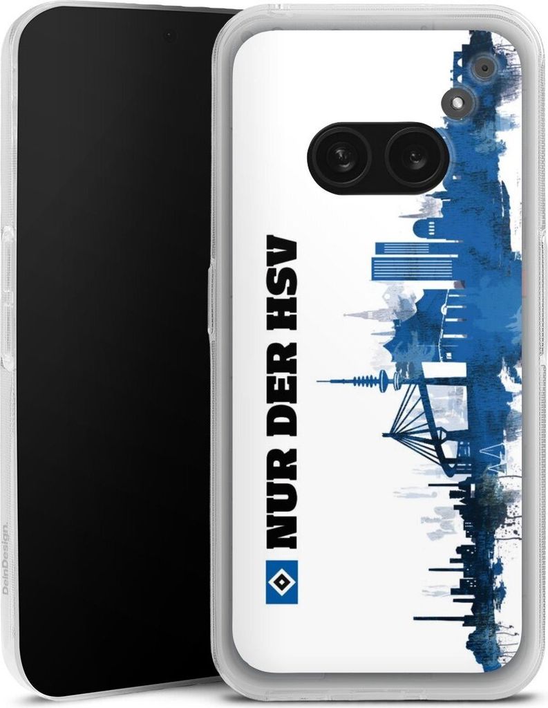 DeinDesign Handyhülle für Nothing Phone (2a) Silikon Hülle Case Smartphone Schutzhülle Bundesliga HSV Offizielles Lizenzprodukt