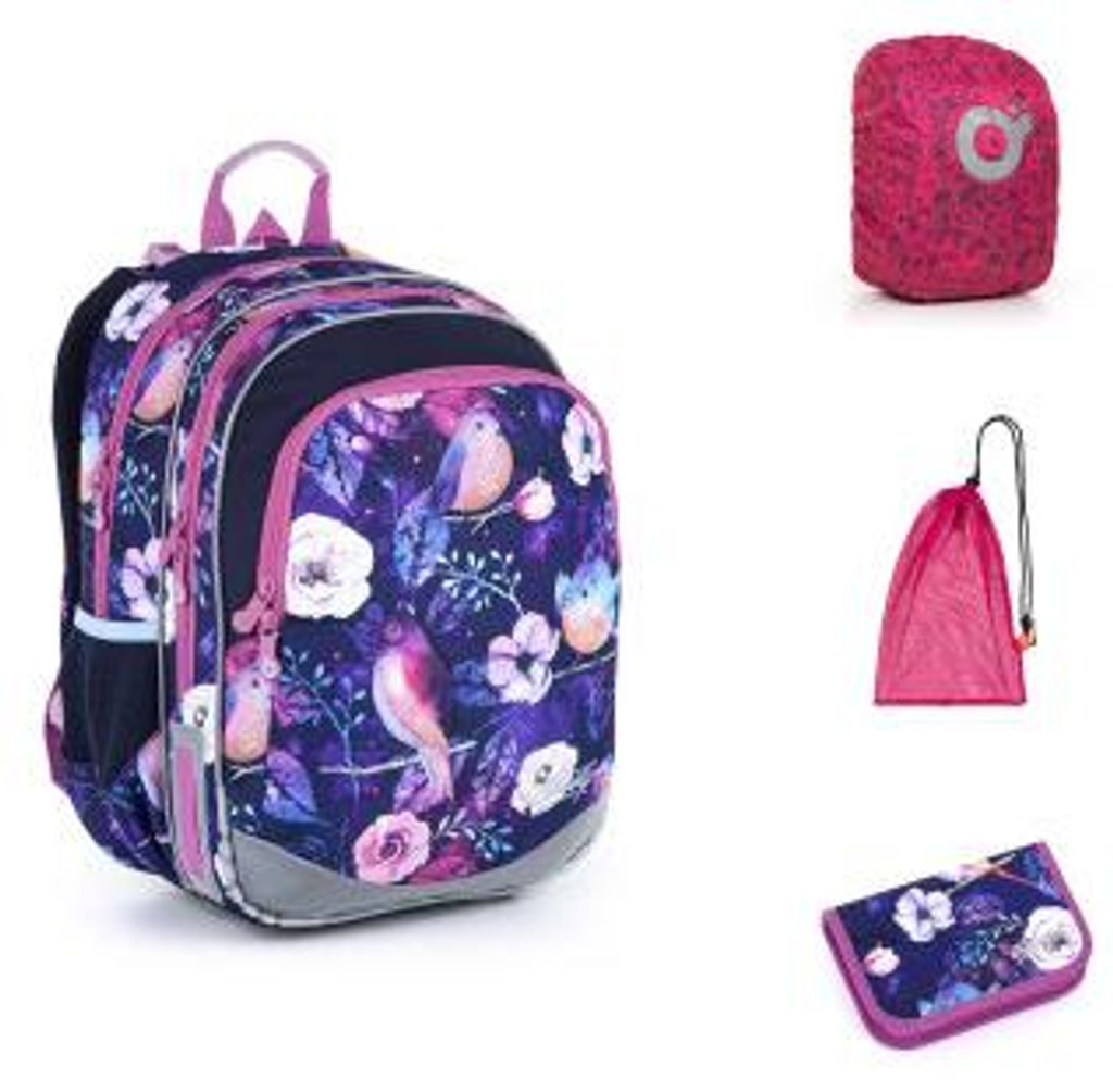 Schulrucksack-Set, 4-tlg. ELLY 21004 SET LARGE