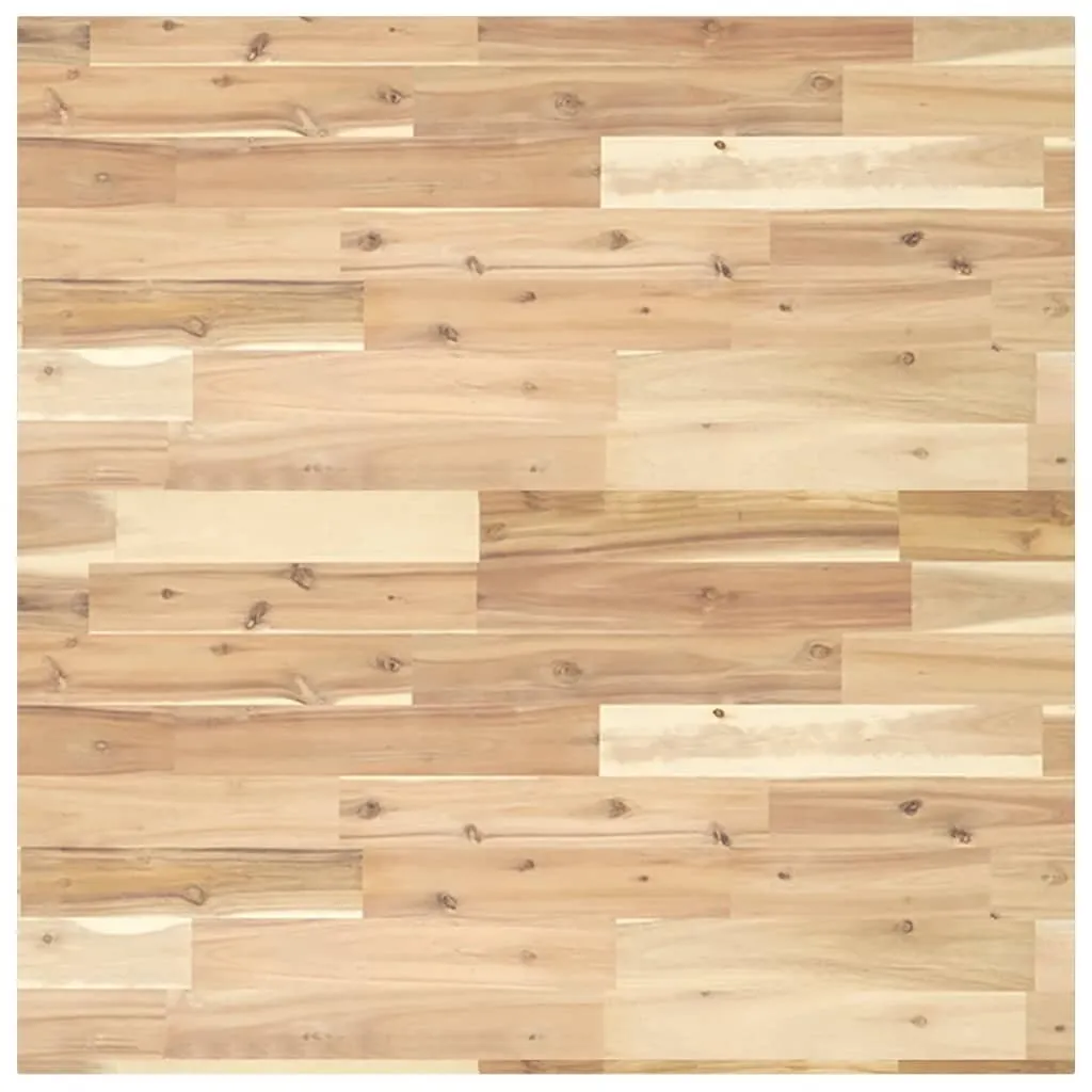 Offerta Piano Tavolo Legno Massiccio Acacia 80x80x2 cm - Miglior Prezzo