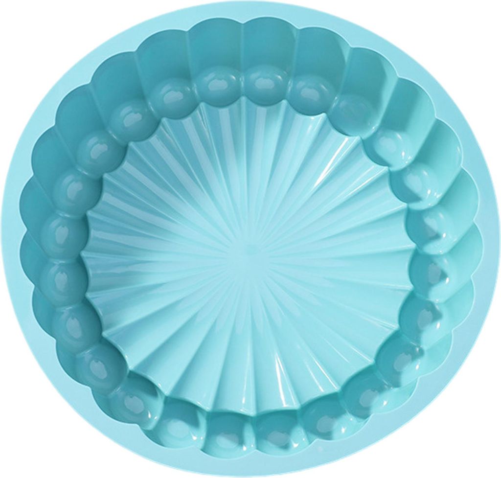 Silikon-Backform, Sonnenblumen-Form, runde Form, leicht zu lösen, saubere Backform, hitzebeständig, Kuchen-Dessert-Werkzeug