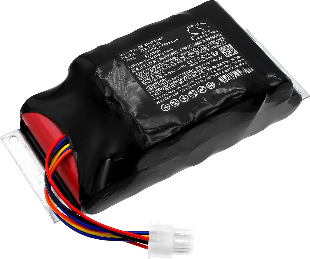 Batterie Haute Capacité compatible ZOLL 731 remplace PN 04060020 Li-ion