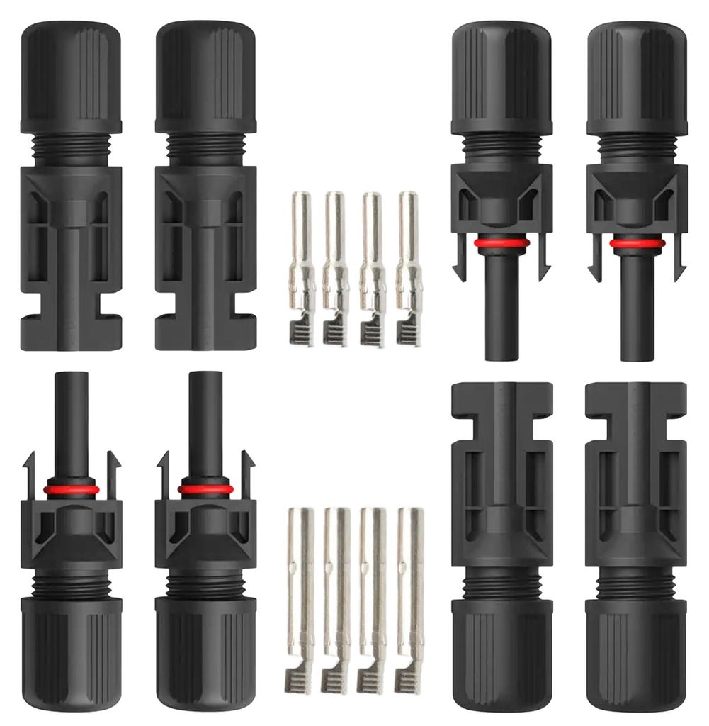 PV Solarstecker Stecker wasserdicht Solarkabel Buchse Produktbild 