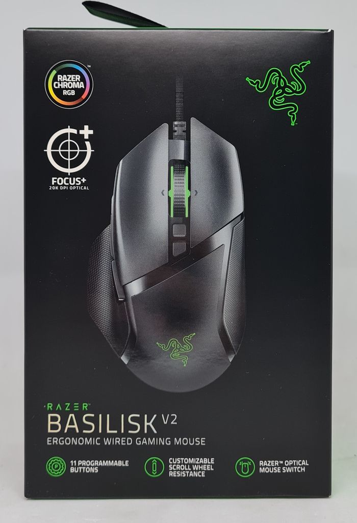 Razer Basilisk V2 Gaming Mouse schwarz Produktbild 