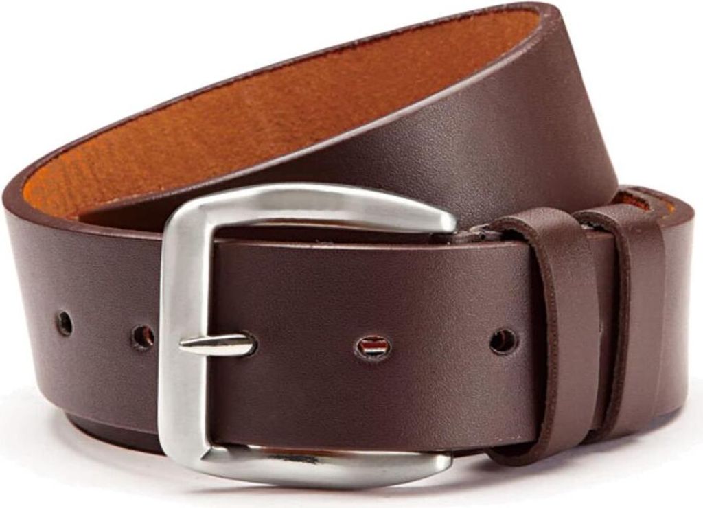Gil Herren Gürtel Männergürtel Gürtelschnalle Jeansgürtel Belt Gurt Riemen New G81 Braun 115 cm