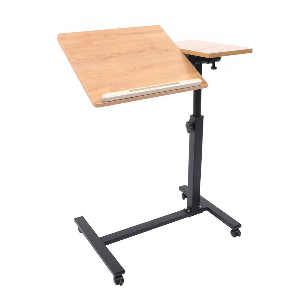 Table d'appoint pour lit et canapé support PC portable réglable mobile - 4