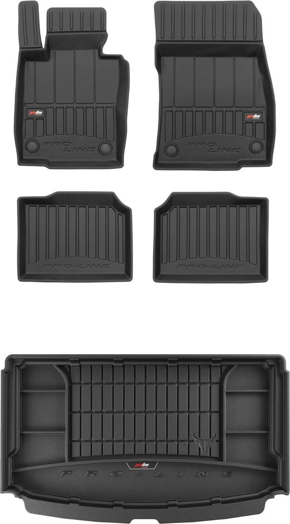FROGUM 3D Gummimatten und Kofferraummatte für Mini Countryman I 2010-17