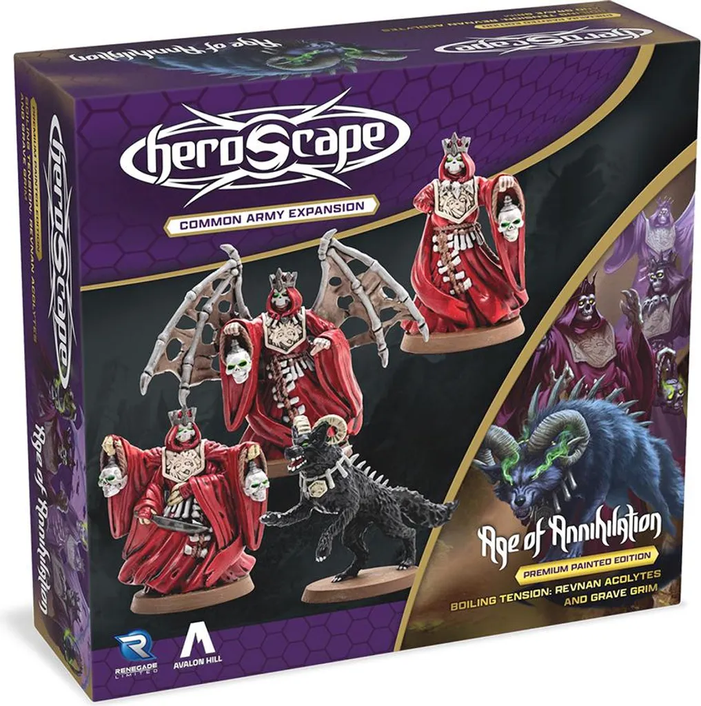 Miniatures Heroscape Revnan Acolytes & Grave Grim Détails de Combat