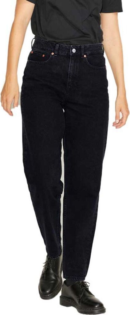 Jack & Jones Lisbon Mom Nr4004 Jjxx Hochtaillierte Jeans Schwarz 28 / 34 Frau Schwarz 28