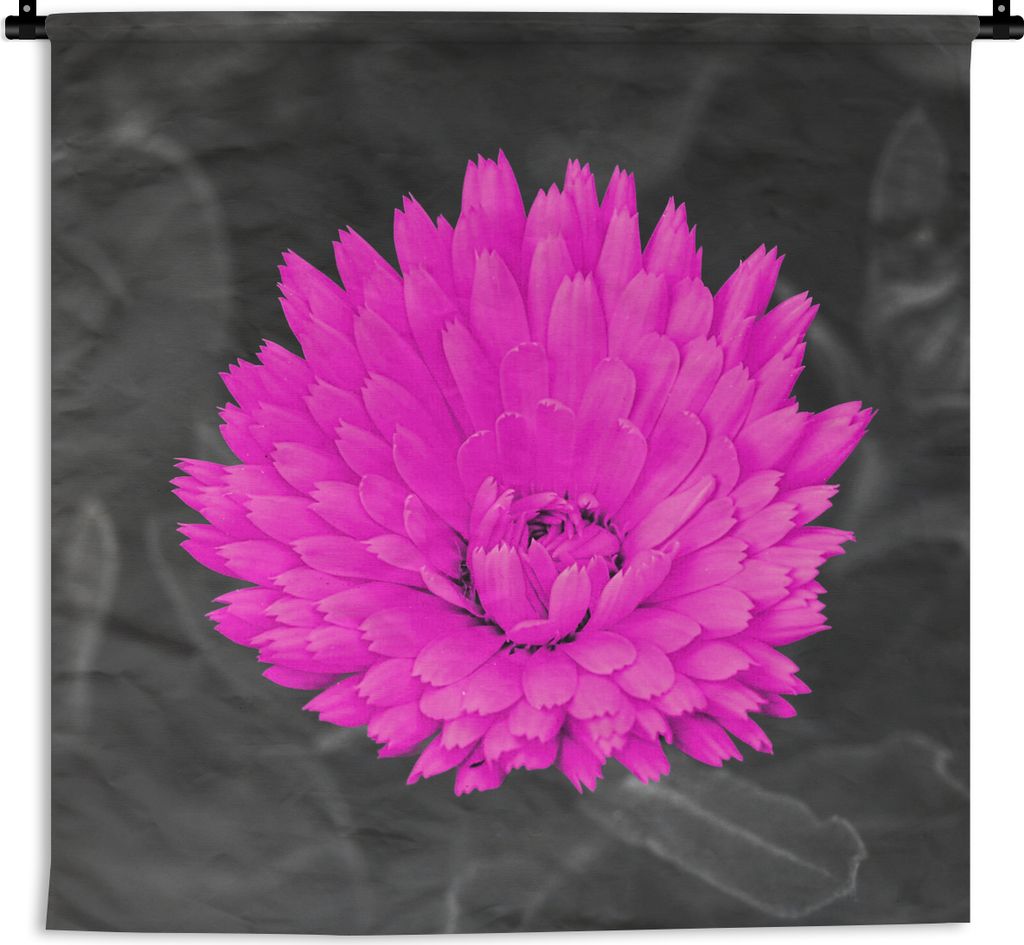 MuchoWow Wandteppich Wandbehang Blumen - Aquarell - Rosa 150x150 cm Tapisserie Dekoration Wandtuch - Wohnaccessoires - Modernes
