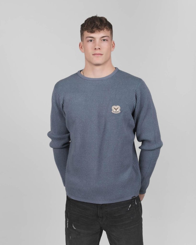 Kleinigkeit Streifan Raab Pullover, blau, L, Herren