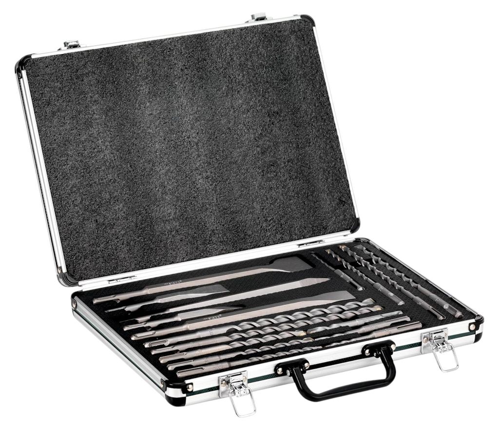 Zestaw wierteł i dłut Metabo w aluminiowej walizce, Zdjęcie produktu 