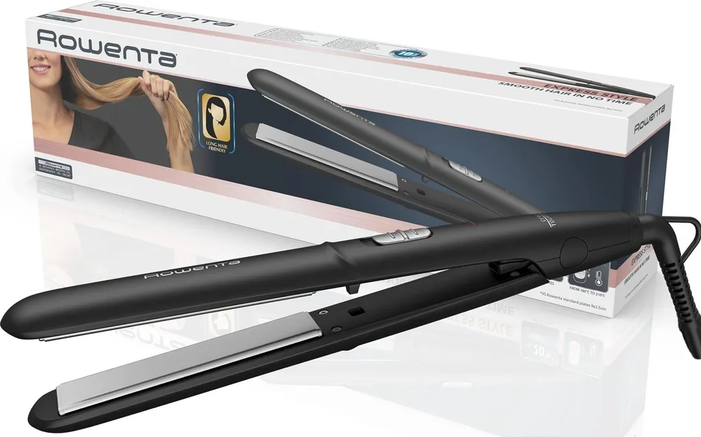 Rowenta SF1810 Lisseur Céramique Tourmaline pour une brillance intense