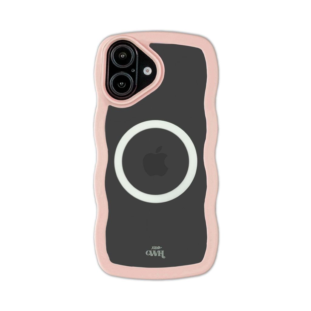 Wavy Hülle MagSafe Pink  - Kompatibel mit iPhone 16 Plus Produktbild 