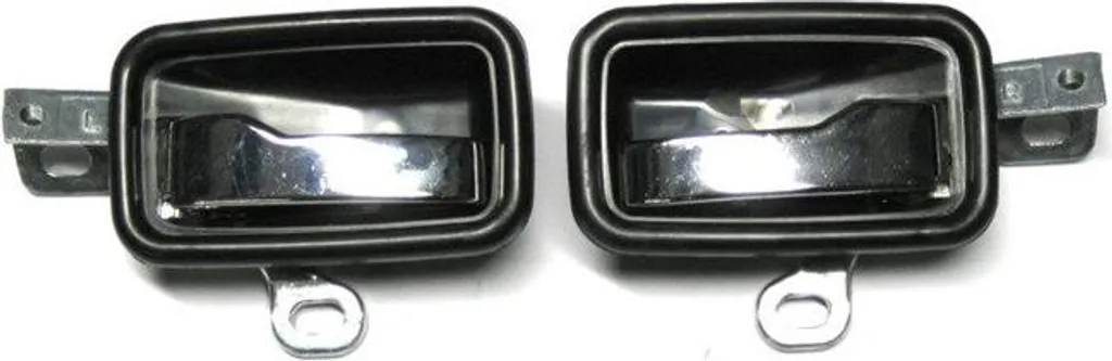 Paire de poignées intérieures chromées avant pour Mercedes W123 et S123