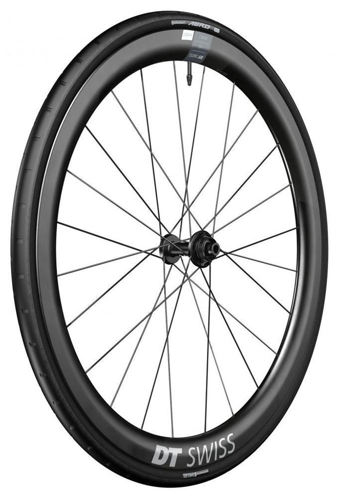 DT Swiss Laufrad ERC 1400 Dicut Disc 622 x 45 mm Schwarz - aerodynamisches Ca...