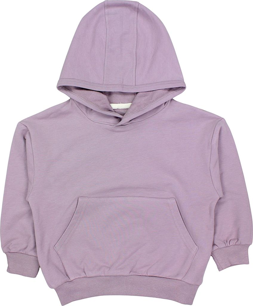 TupTam Uni Junge Mädchen Hoodie Sweatshirt Bio- Baumwolle, Farbe: Lavendellila Uni , Größe: 140