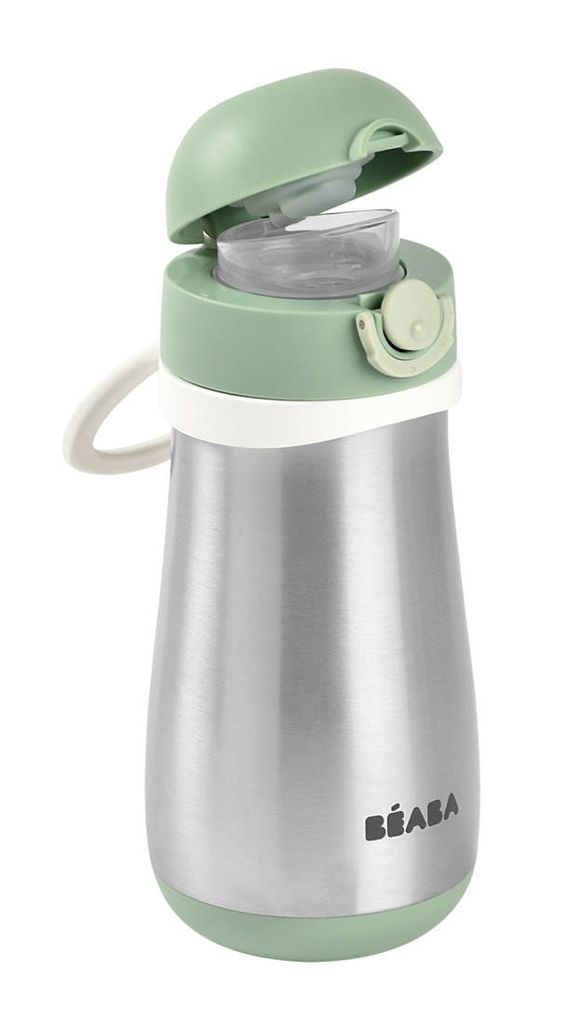 Beaba kubek ze słomką ze stali nierdzewnej 350ml z uchwytem Zdjęcie produktu 