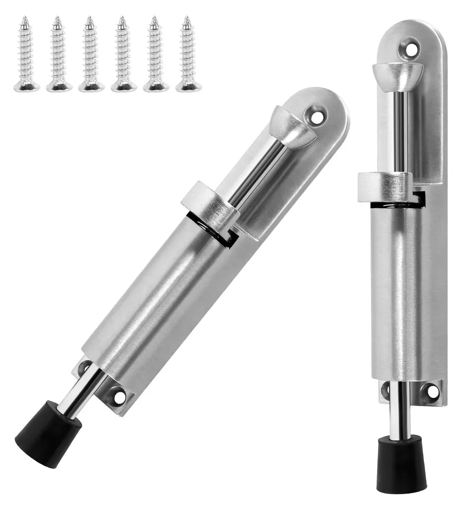 Cale-porte escamotable à ressort lot de 2 butées de porte résistantes vent