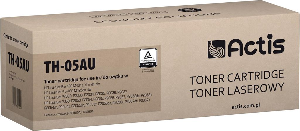 Actis Zamiennik tonera HP 05A CE505A 80A CF280A TH-80A czarny 2800 stron