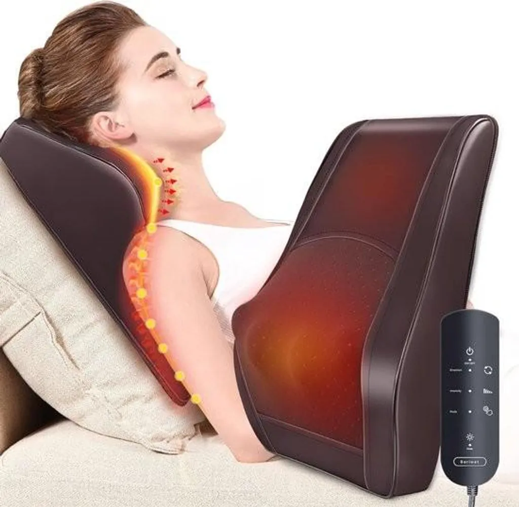 Masseur de nuque électrique sans fil avec fonction chaleur apaisante