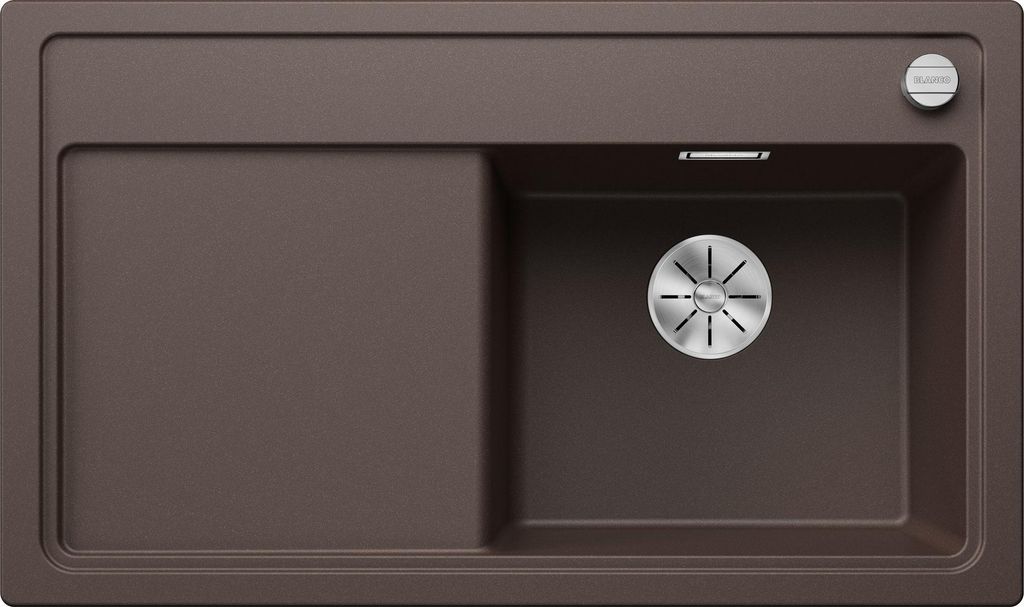 BLANCO ZENAR 45 S, Schrankwaschbecken, Silgranit, Braun, Produktbild 
