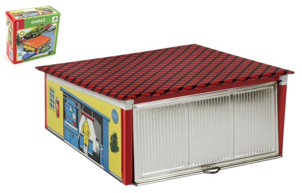 Garáž kov 15x6x13cm v krabičce Kovap Obrázek produktu 