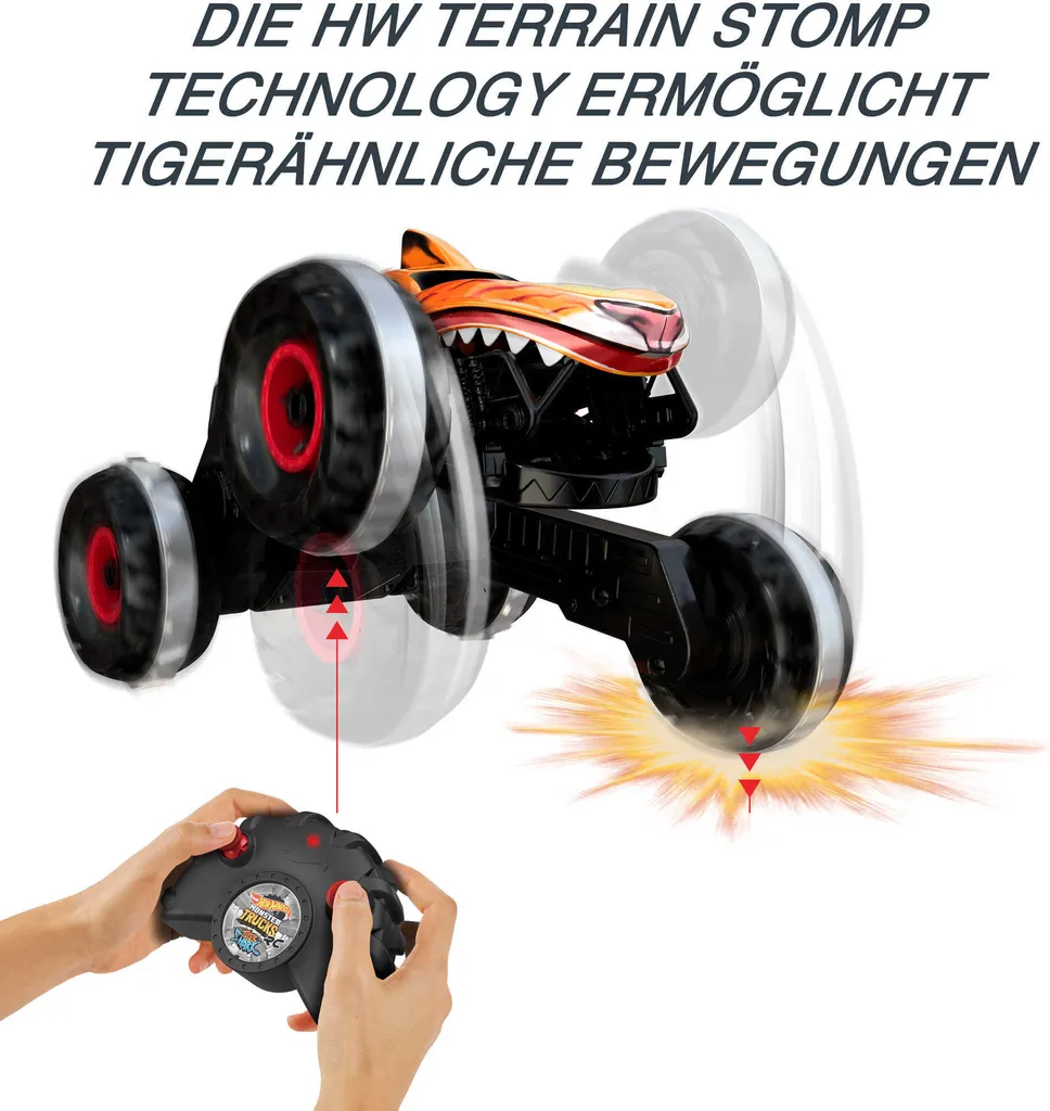 Monster Truck Télécommandé Tiger Shark 1:15 Idéal pour Jeu Extérieur - 8