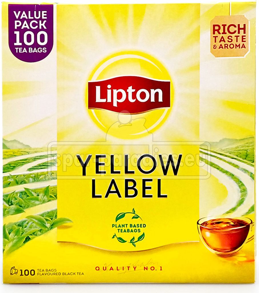 Lipton Yellow Label Schwarztee, 100er Pack