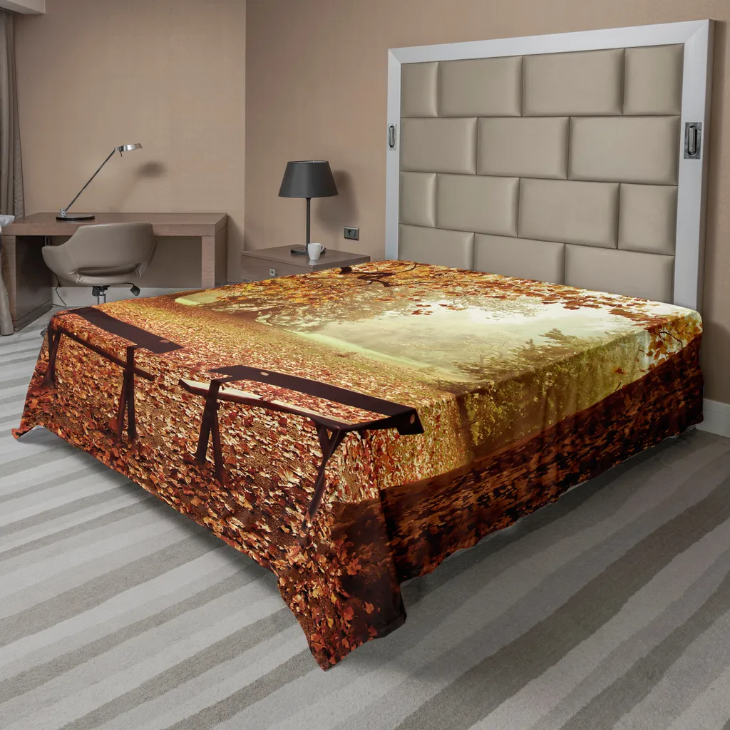 Drap de lit forêt dramatique ultra doux et confortable 275 x 260 cm