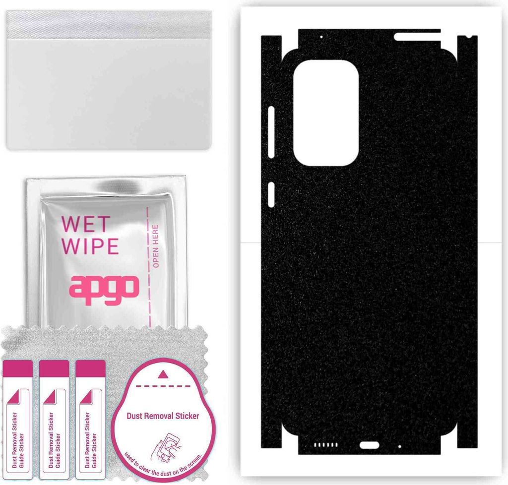apgo Rückseite + Seiten Schutzfolie, Skin, kompatibel mit Samsung Galaxy A33 5G, Hinten Displayschutzfolie aus Vinylfolie, kratzfest, einfache Mon...