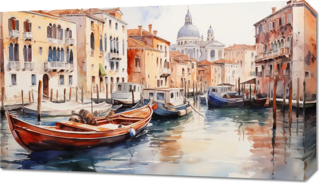 Quadro 70x40 cm Impressione Veneziana | Vivi l'Emozione di Venezia in Casa