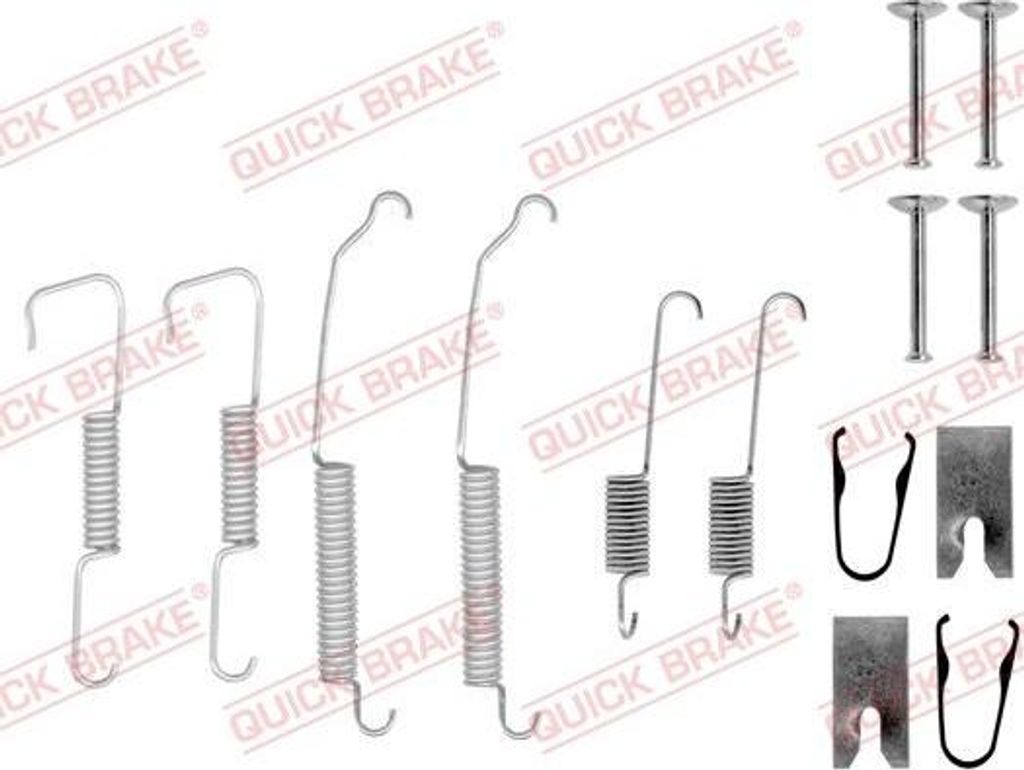 QUICK BRAKE 105-0773 Zubehörsatz, Bremsbacken OE kompatibel mit A-Klasse