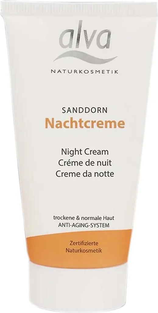Crema Notte Rigenerante 50ml con Olio di Olivello Spinoso Bio