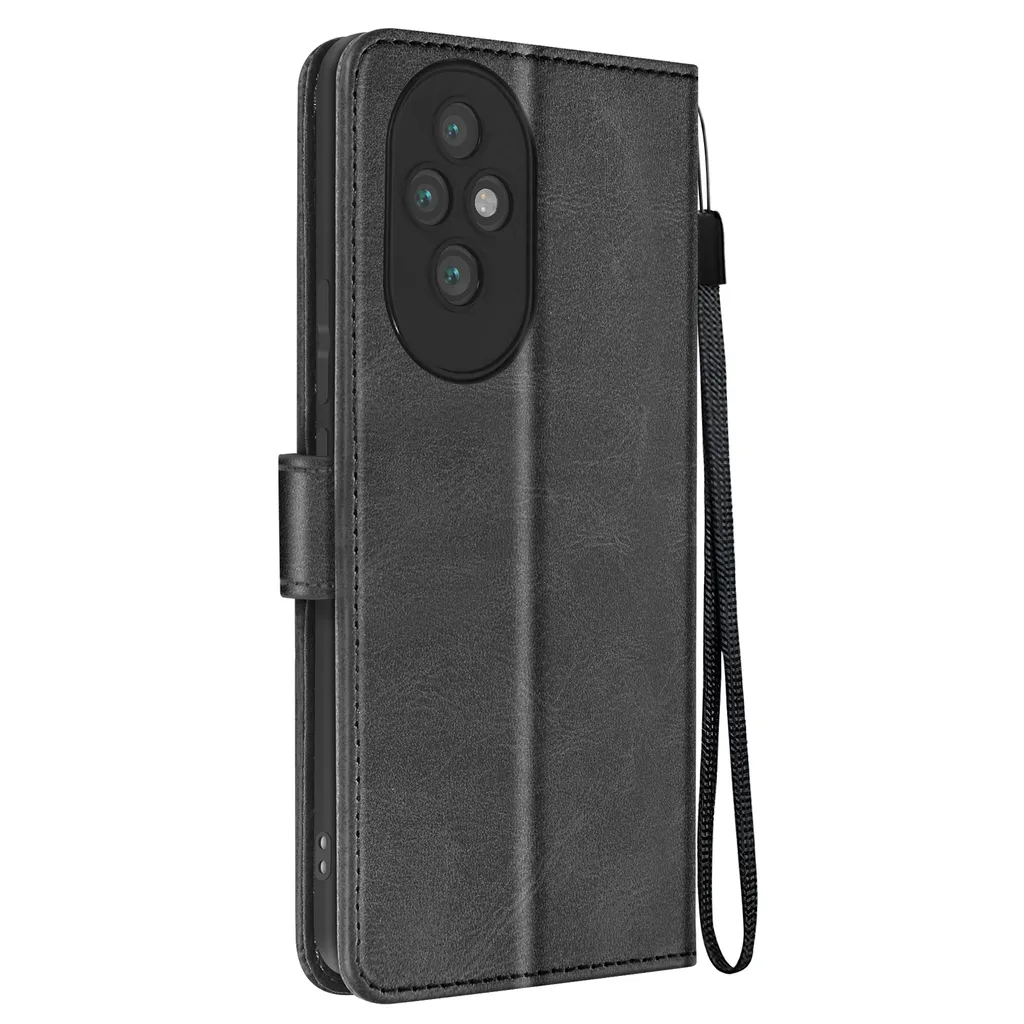 Custodia Economica Honor 200 Pro Avizar - Cover Libro Nera con Laccetto