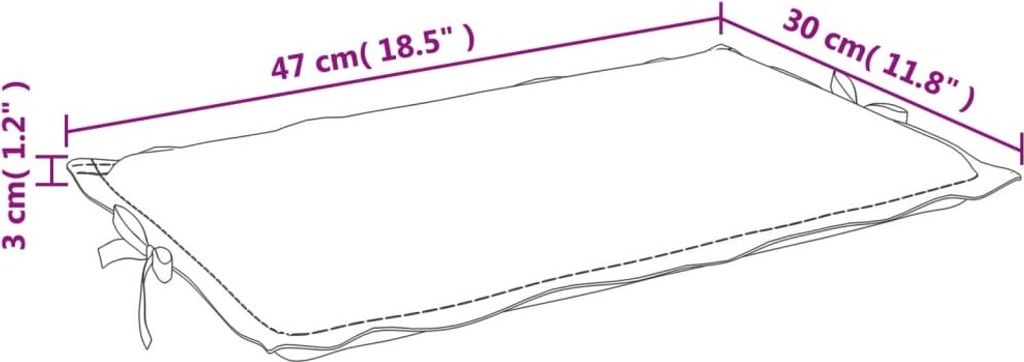 Design Sonnenliegen-Auflage Melange Creme 186x58x3 cm Produktbild 11