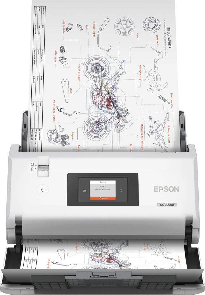 Epson WorkForce DS-30000 - Dokumentenscanner - Contact Image Sensor (CIS)