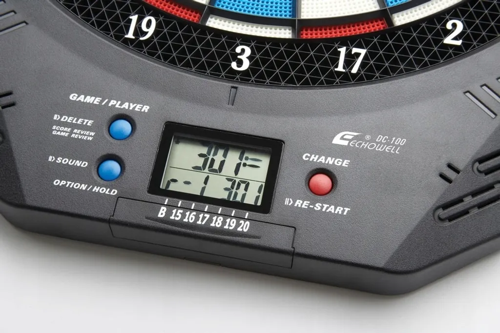 Jeu de fléchettes électronique Echowell DC100 pour 8 joueurs max