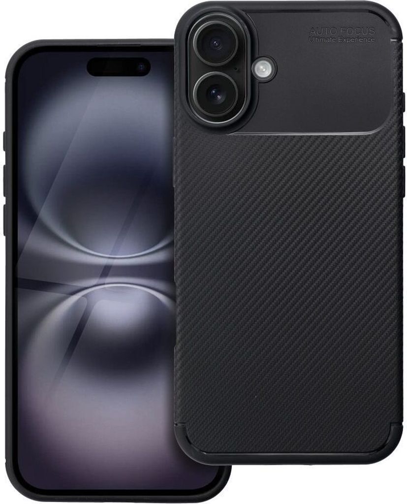 Case passend für iPhone 16 PLUS Carbon Premium black